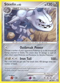 Steelix — carte 28 de l’extension Tempête