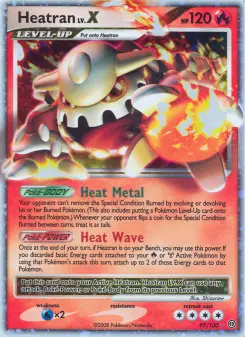 Heatran — carte 97 de l’extension Tempête