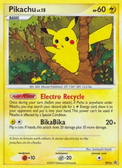 Pikachu — carte DP16 de l’extension Promo DP