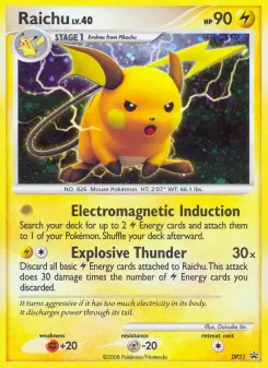 Raichu — carte DP21 de l’extension Promo DP