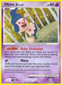 Mime Jr. — carte DP22 de l’extension Promo DP