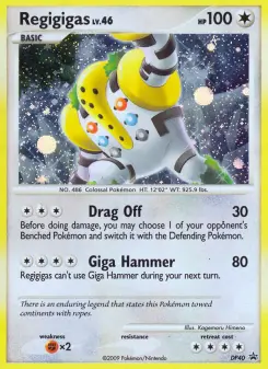 Regigigas — carte DP40 de l’extension Promo DP