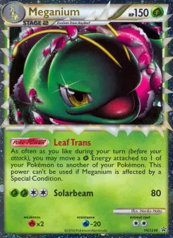 Meganium — carte HGSS08 de l’extension Promo HGSS
