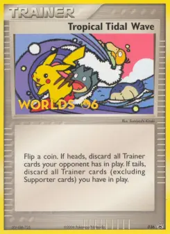 Raz-de-marée tropical — carte 36 de l’extension Promo Nintendo