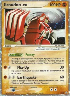 Groudon ex — carte 38 de l’extension Promo Nintendo