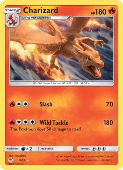Dracaufeu — carte 5 de l’extension Détective Pikachu