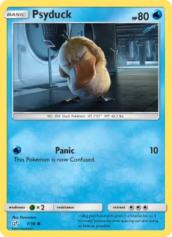 Psykokwak — carte 7 de l’extension Détective Pikachu