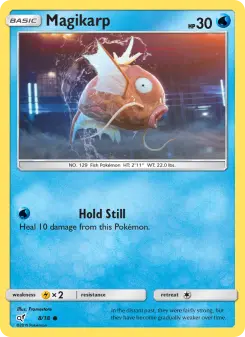 Magicarpe — carte 8 de l’extension Détective Pikachu
