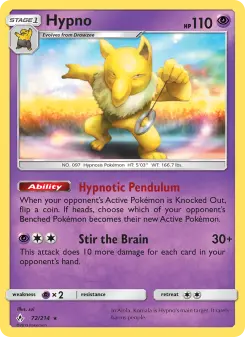 Hypnomade — carte 72 de l’extension Alliance Infaillible