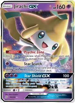 Jirachi GX — carte 79 de l’extension Harmonie des Esprits