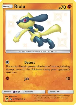 Riolu — carte SV21 de l’extension Destinées Occultes Coffre Étincelant