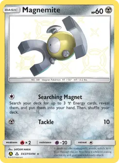 Magnéti — carte SV27 de l’extension Destinées Occultes Coffre Étincelant