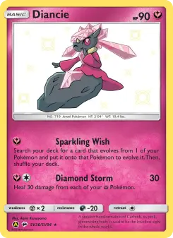 Diancie — carte SV36 de l’extension Destinées Occultes Coffre Étincelant
