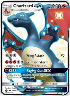 Dracaufeu-GX — carte SV49 de l’extension Destinées Occultes Coffre Étincelant