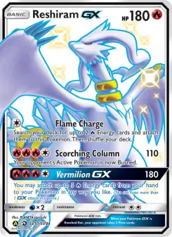 Reshiram-GX — carte SV51 de l’extension Destinées Occultes Coffre Étincelant
