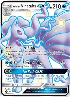 Feunard d’Alola-GX — carte SV53 de l’extension Destinées Occultes Coffre Étincelant