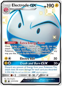 Électrode-GX — carte SV57 de l’extension Destinées Occultes Coffre Étincelant