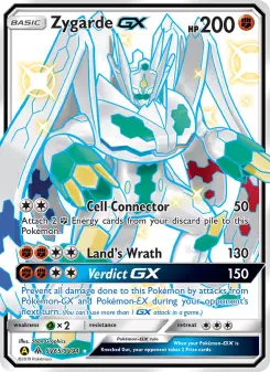 Zygarde-GX — carte SV65 de l’extension Destinées Occultes Coffre Étincelant