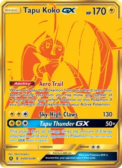 Tokorico-GX — carte SV93 de l’extension Destinées Occultes Coffre Étincelant