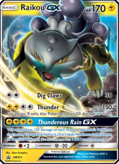 Raikou GX — carte SM121 de l’extension Promo SM