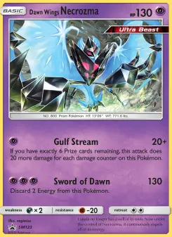 Necrozma Ailes de l’Aurore — carte SM123 de l’extension Promo SM