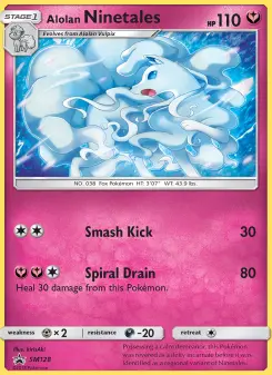 Feunard d’Alola — carte SM128 de l’extension Promo SM