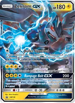 Zekrom GX — carte SM138 de l’extension Promo SM