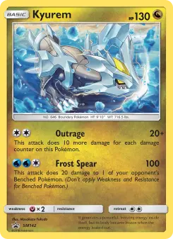 Kyurem — carte SM142 de l’extension Promo SM