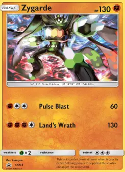 Zygarde — carte SM15 de l’extension Promo SM