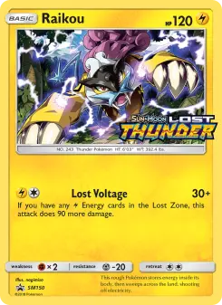 Raikou — carte SM150 de l’extension Promo SM