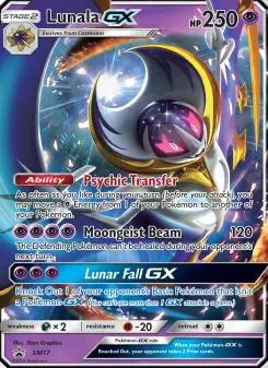 Lunala GX — carte SM17 de l’extension Promo SM
