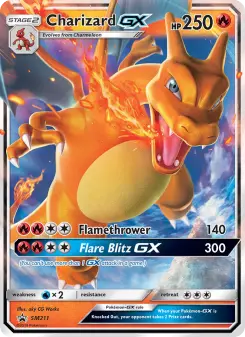Dracaufeu GX — carte SM211 de l’extension Promo SM