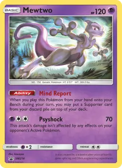 Mewtwo — carte SM214 de l’extension Promo SM