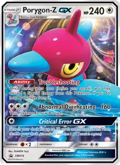 Porygon-Z GX — carte SM216 de l’extension Promo SM