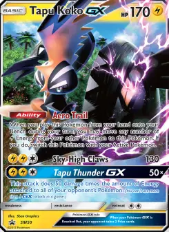 Tokorico GX — carte SM50 de l’extension Promo SM
