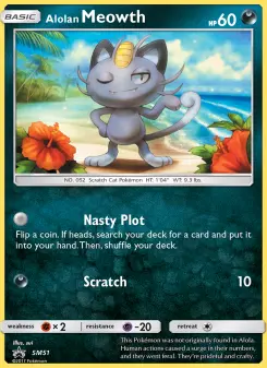 Miaouss d’Alola — carte SM51 de l’extension Promo SM