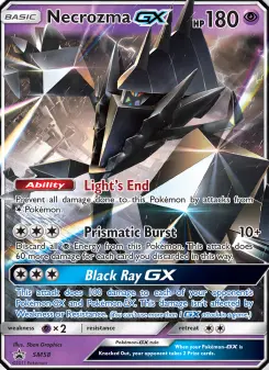 Necrozma GX — carte SM58 de l’extension Promo SM