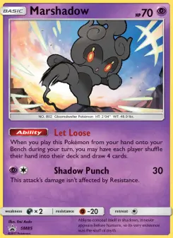 Marshadow — carte SM85 de l’extension Promo SM