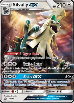 Silvallié GX — carte SM91 de l’extension Promo SM