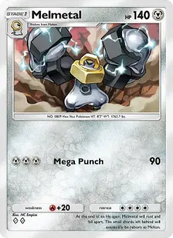 Melmetal — carte 050 de l’extension La Clairière d'Évoli
