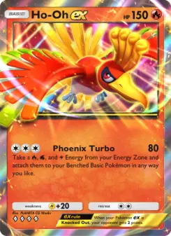 Ho-Oh-ex — carte 034 de l’extension Sagesse Entre Ciel et Mer