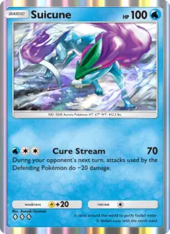 Suicune — carte 059 de l’extension Sagesse Entre Ciel et Mer