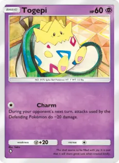 Togepi — carte 078 de l’extension Sagesse Entre Ciel et Mer