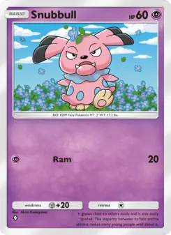 Snubbull — carte 088 de l’extension Sagesse Entre Ciel et Mer