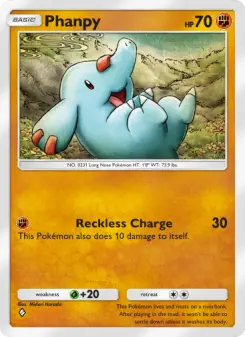 Phanpy — carte 099 de l’extension Sagesse Entre Ciel et Mer