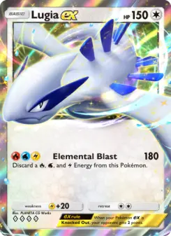 Lugia-ex — carte 149 de l’extension Sagesse Entre Ciel et Mer