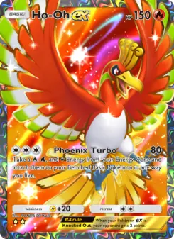 Ho-Oh-ex — carte 187 de l’extension Sagesse Entre Ciel et Mer