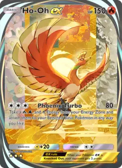 Ho-Oh-ex — carte 210 de l’extension Sagesse Entre Ciel et Mer