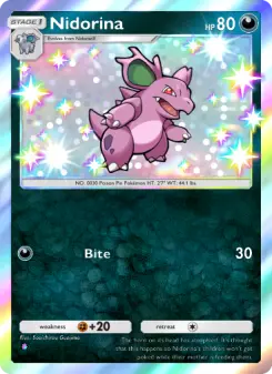 Nidorina — carte 224 de l’extension Sagesse Entre Ciel et Mer