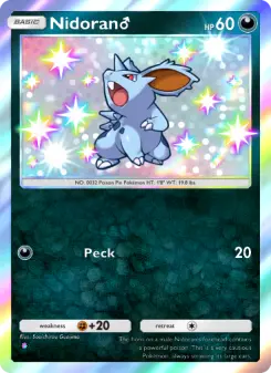 Nidoran♂ — carte 226 de l’extension Sagesse Entre Ciel et Mer